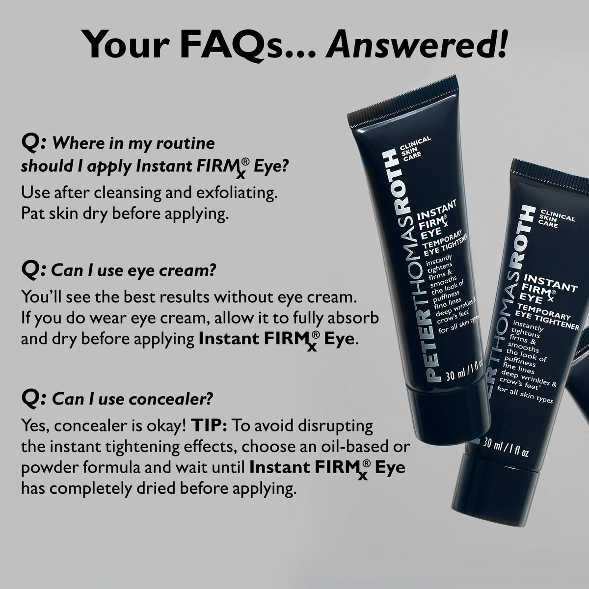 Instant FIRMx Eye Temporary Eye Tightener | 30 ml / 1.0 fl oz