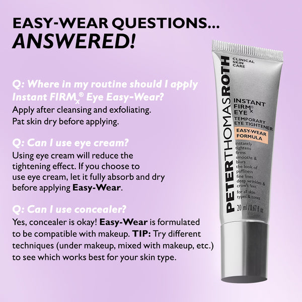 INSTANT FIRMx® EYE EASY-WEAR FORMULA WITH BONUS MINI 2-STEP PREP SET