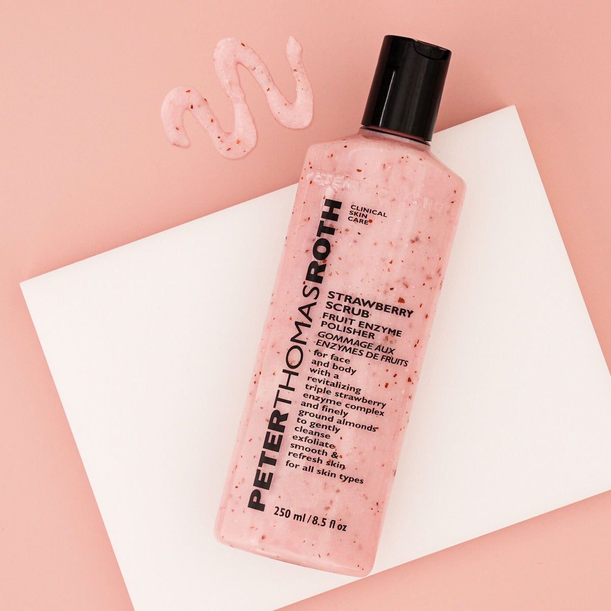 Strawberry Scrub Fruit Enzyme Polisher|250 ml / 8.5 fl oz