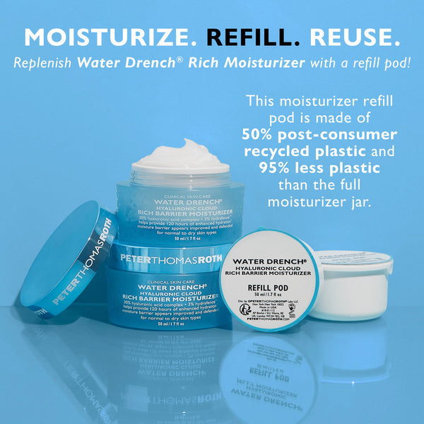 Water Drench Hyaluronic Cloud Rich Barrier Moisturizer - Refill Pod, 1.7 fl oz