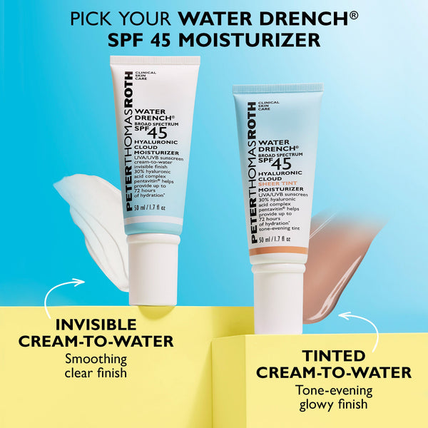 Water Drench Broad Spectrum SPF 45 Hyaluronic Cloud Sheer Tint Moisturizer|50 ml / 1.7 fl oz