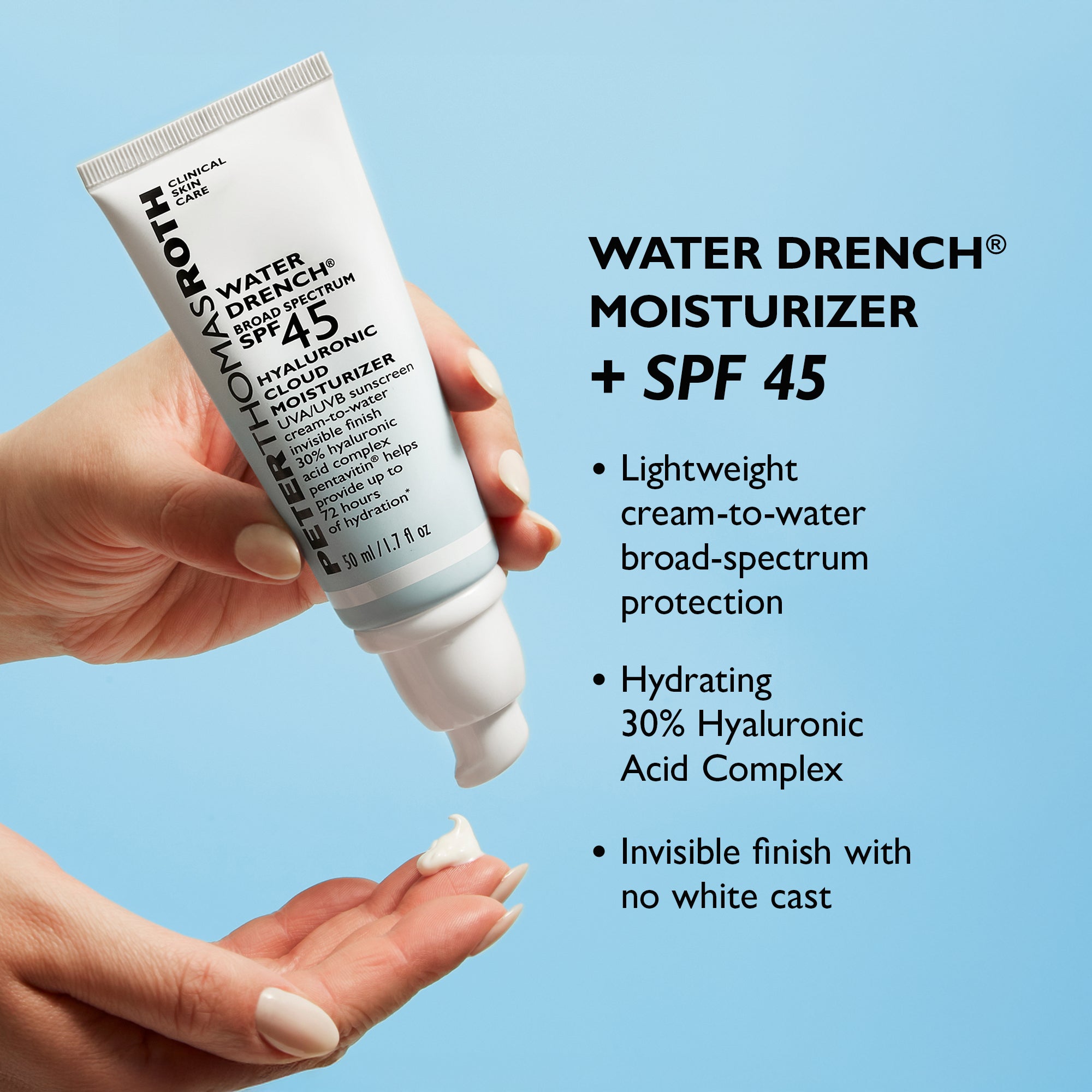 Water Drench Broad Spectrum SPF 45 Hyaluronic Cloud Moisturizer | 20ml Secondary image