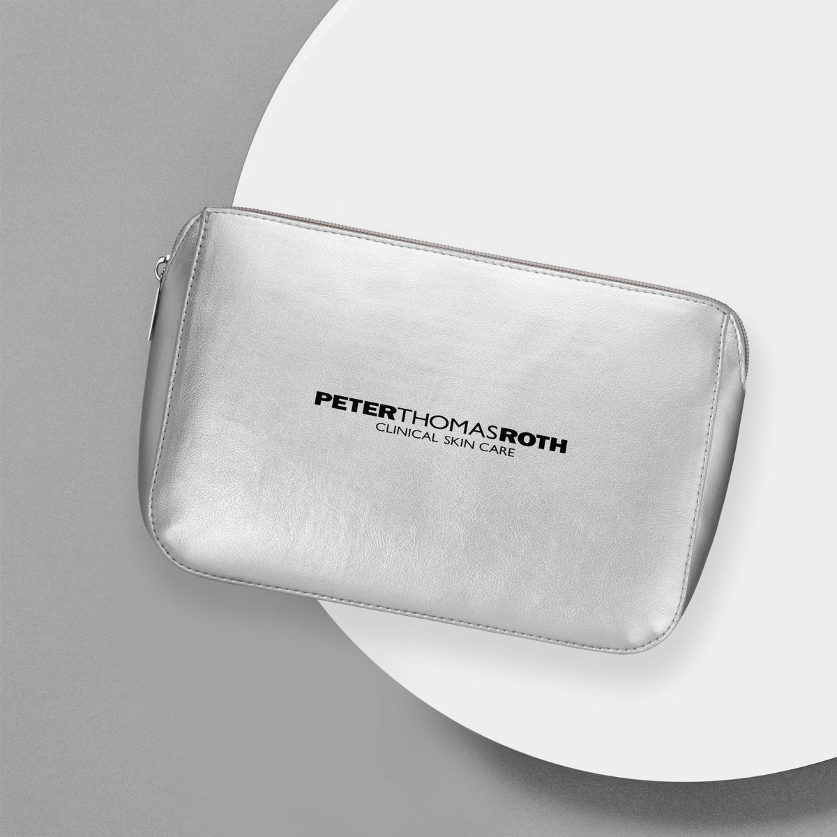 Silver Travel Bag|9" W x 6" H x 3.5" D Main image