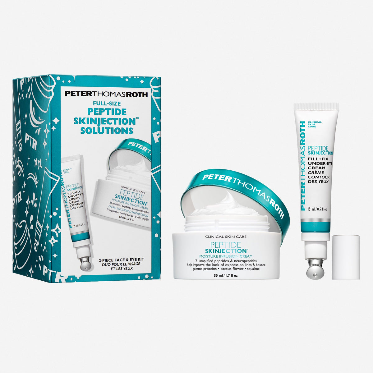 Full-Size Peptide Skinjection™ 2-Piece Kit Face & Eye Kit Main image