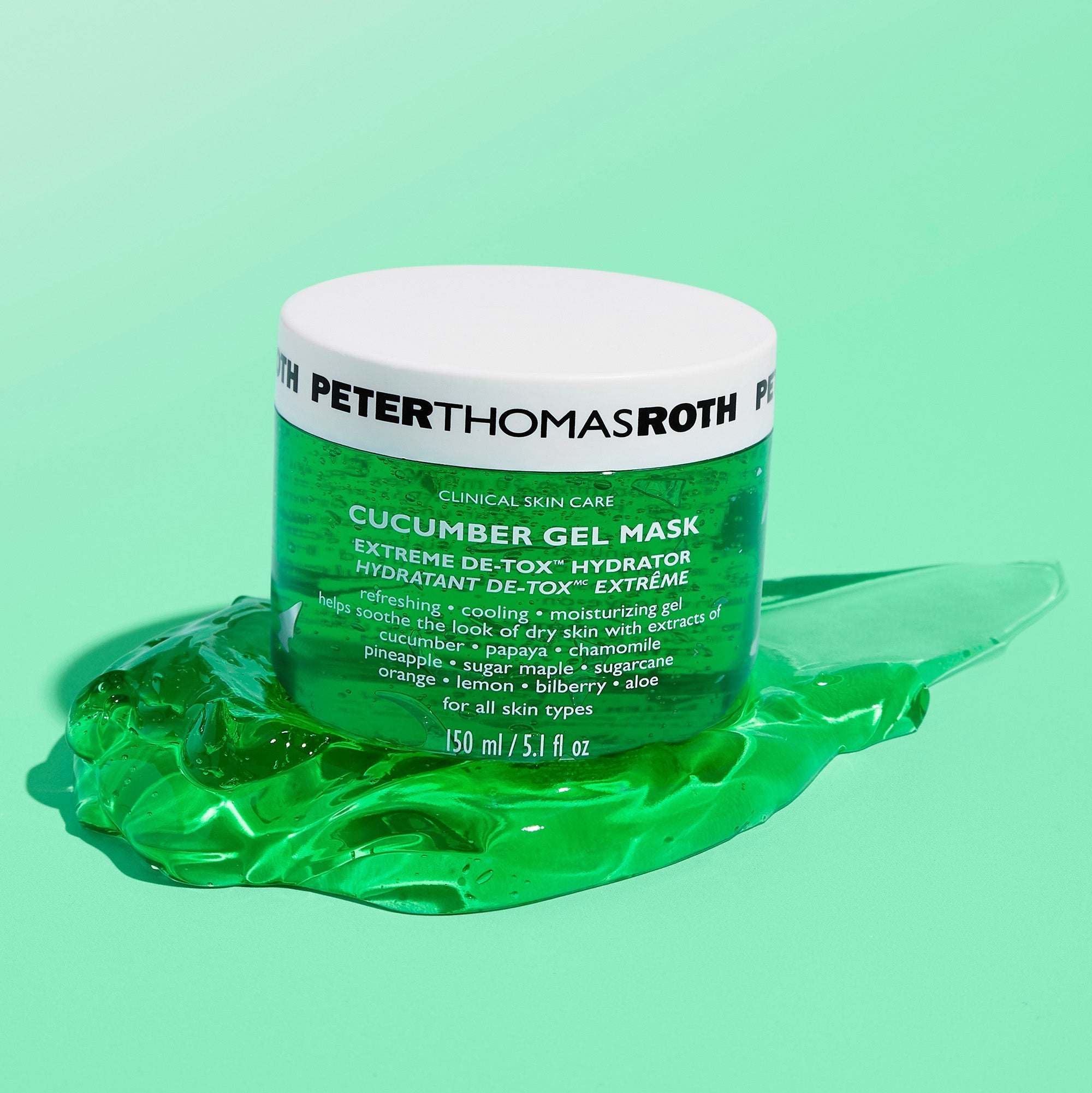 Cucumber Gel Mask Extreme De-Tox Hydrator | 150 ml / 5.1 fl oz Secondary image